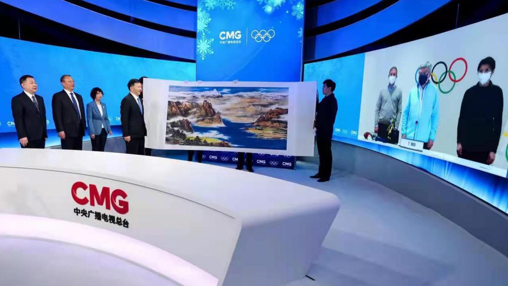 Томас Бах поздравил Медиакорпорацию Китая с выдающимися результатами трансляций Зимних Олимпийских игр