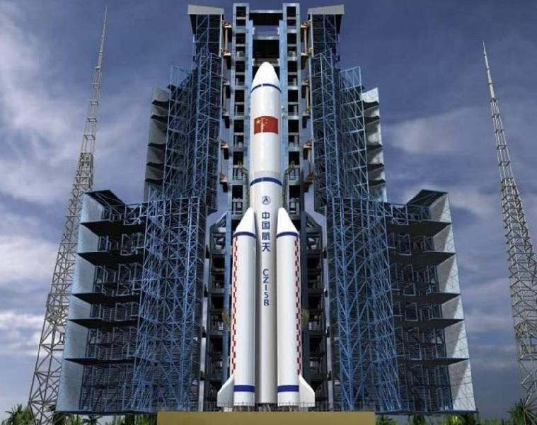 На космодром доставлена ракета-носитель для запуска лабораторного модуля «Вэньтянь» китайской космической станции