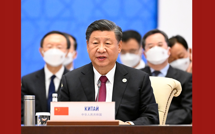 Выступление Председателя КНР Си Цзиньпина на 22-ом заседании глав государств-членов ШОС