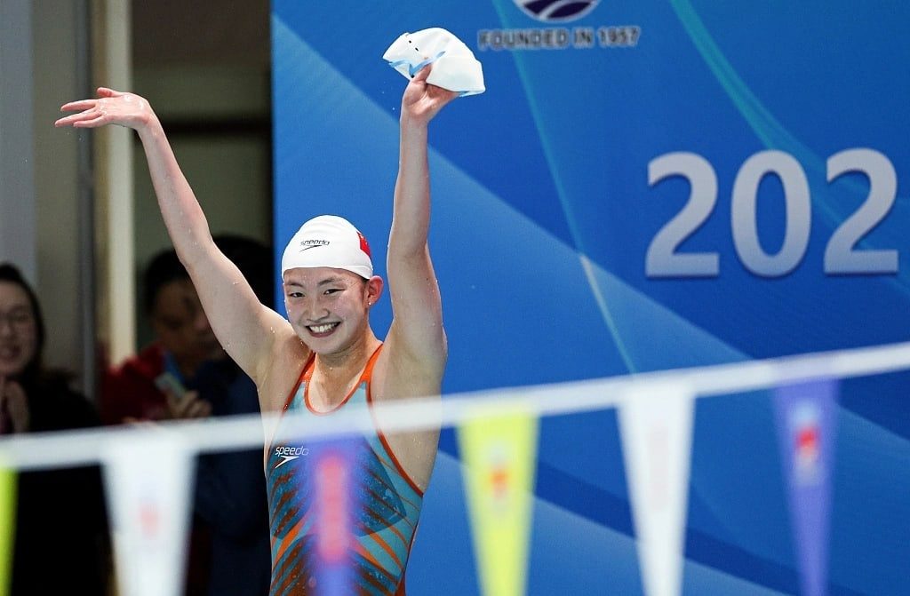 Китаянка Ли Бинцзе установила новый мировой рекорд в плавании вольным стилем на дистанции 400 метров