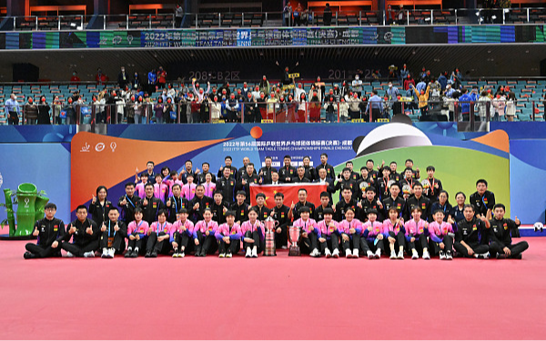 Мужская и женская сборные Китая стали победителями командного чемпионата мира в Чэнду