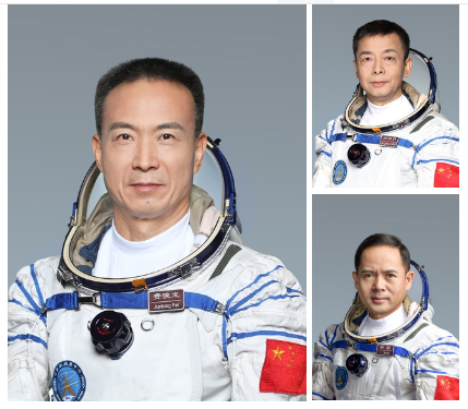 Представление публике экипажа миссии «Шэньчжоу-15»