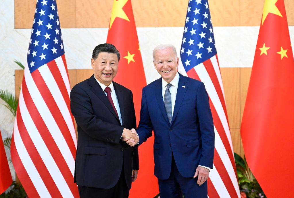 Встреча Председателя КНР Си Цзиньпина с Президентом США Джозефом Байденом