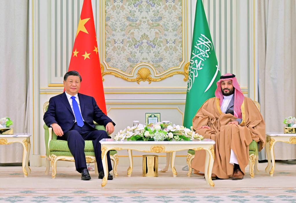 Встреча Си Цзиньпина с наследным принцем Саудовской Аравии