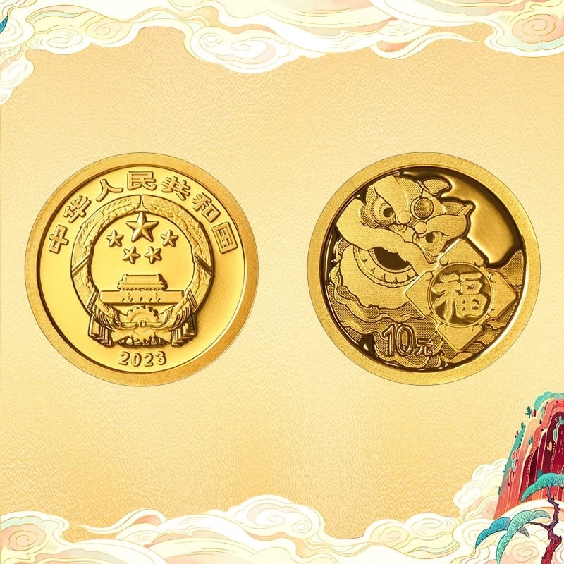 Народный банк Китая выпустил комплект памятных монет, посвященных наступающему году Кролика по лунному календарю