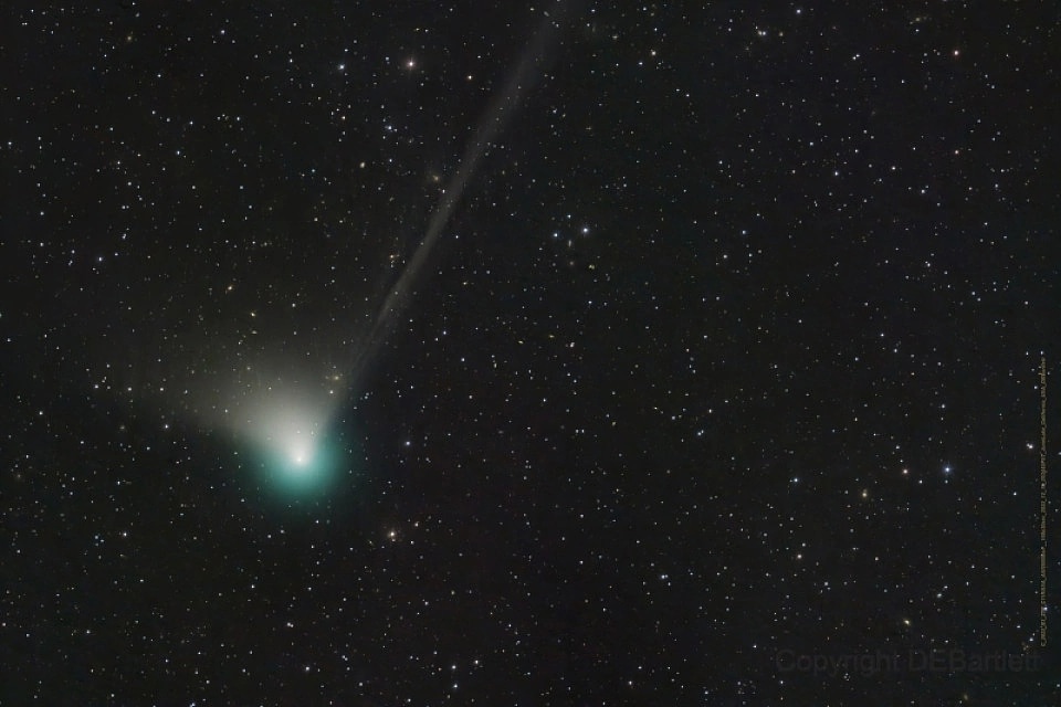 В ночь с 1 на 2 февраля мимо Земли пролетит зеленая комета C/2022 E3