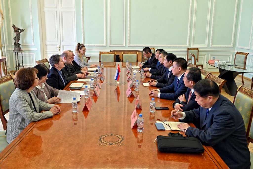 Общество российско-китайской дружбы Санкт-Петербурге принимало делегацию Канцелярии по иностранным делам провинции Цзилинь КНР
