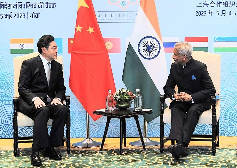 Министр иностранных дел Китая Цинь Ган встретился с министром иностранных дел Индии Субраманьямом Джайшанкаром