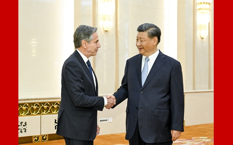 Си Цзиньпин провел в Пекине встречу с  Энтони Блинкеном