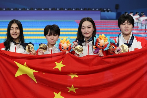 Китайская сборная завоевала 20-ую золотую медаль на Чемпионате мира по плаванию