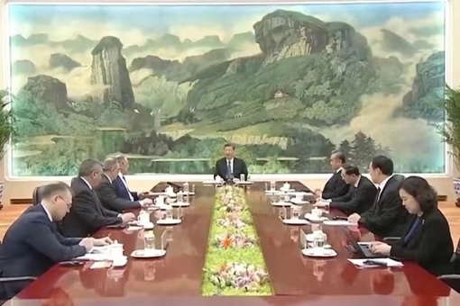 Встреча Си Цзиньпина и Лаврова в Пекине
