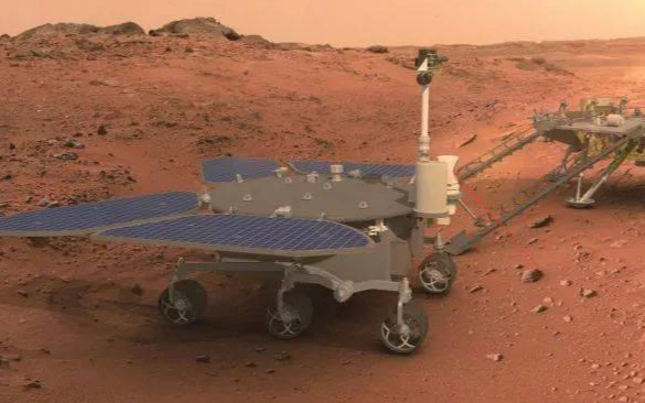 CNSA предоставило информацию и фотографии о посадке на поверхность Марса в рамках миссии «Тяньвэнь-1», отделения посадочного аппарата и марсохода