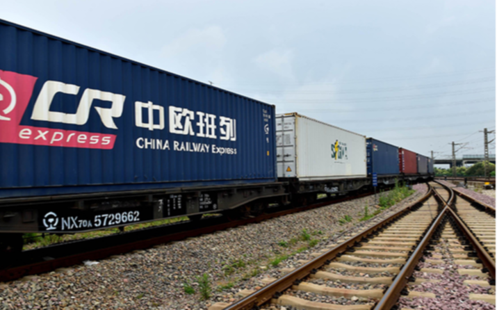 Грузовой поезд Китай-Европа впервые отправился из родного города первооткрывателя Великого шелкового пути