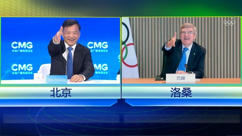Медиакорпорация Китая и МОК провели переговоры в формате видеосвязи
