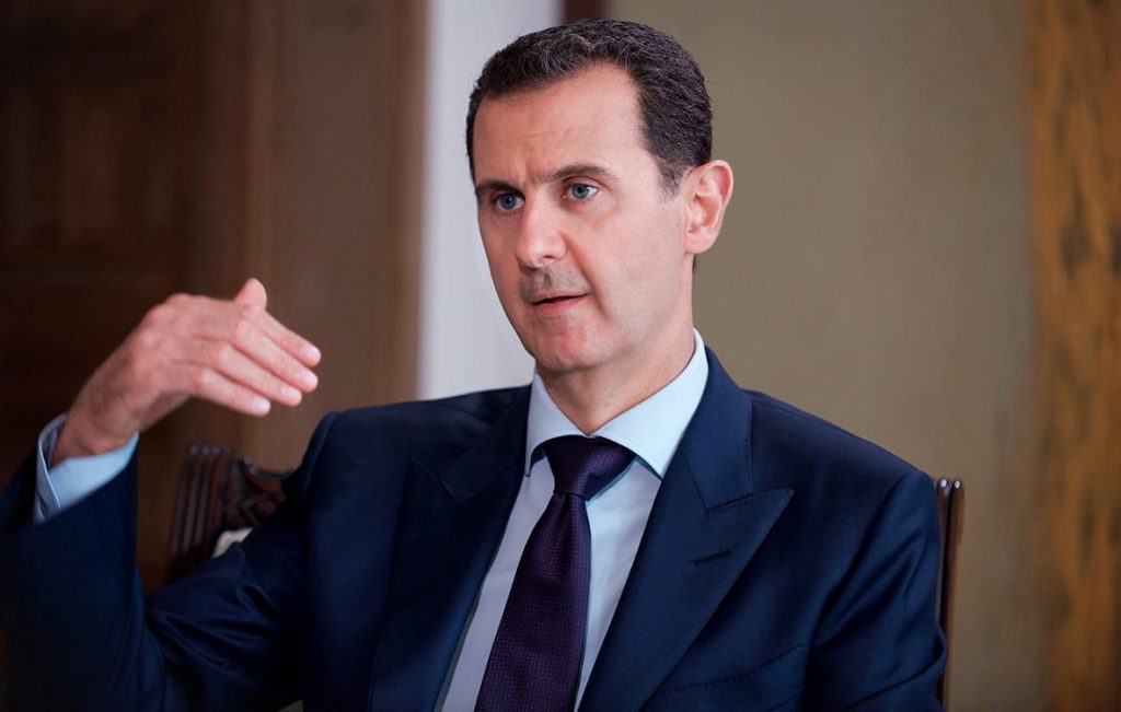 Си Цзиньпин поздравил Башара Асада с переизбранием на пост президента Сирии