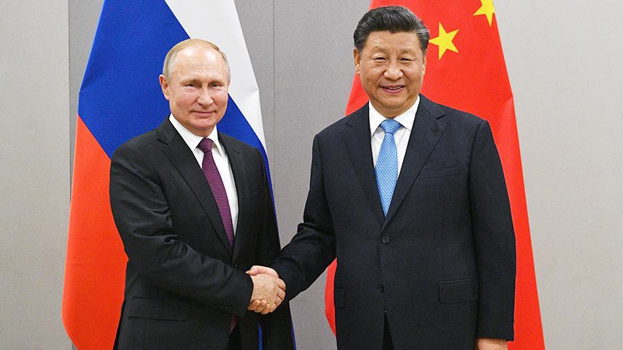 Встреча президента России Путина и главы КНР Си Цзиньпина началась в Пекине