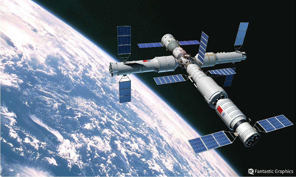 Смотрим на Китайскую космическую станцию