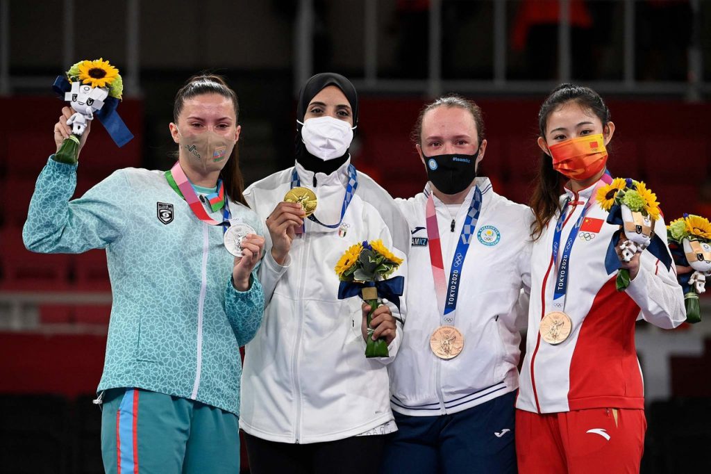 Китайская каратистка Гун Ли завоевала бронзовую медаль