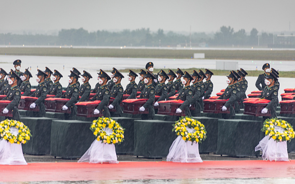 Республика Корея вернула останки 88 китайских военнослужащих, погибших в Корейской войне