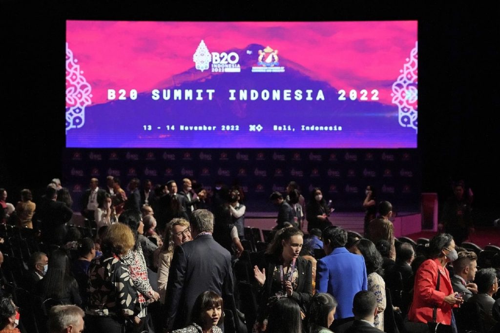 На индонезийском острове Бали в рамках саммита Большой двадцатки проходит Бизнес-форум G20