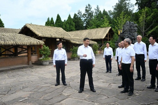 Председатель КНР Си Цзиньпин 25-26 июля совершил инспекционную поездку по провинции Сычуань