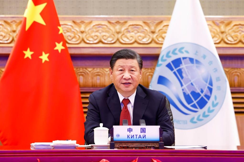 Выступление председателя КНР Си Цзиньпина на 23-м заседании Совета глав государств-членов Шанхайской организации сотрудничества