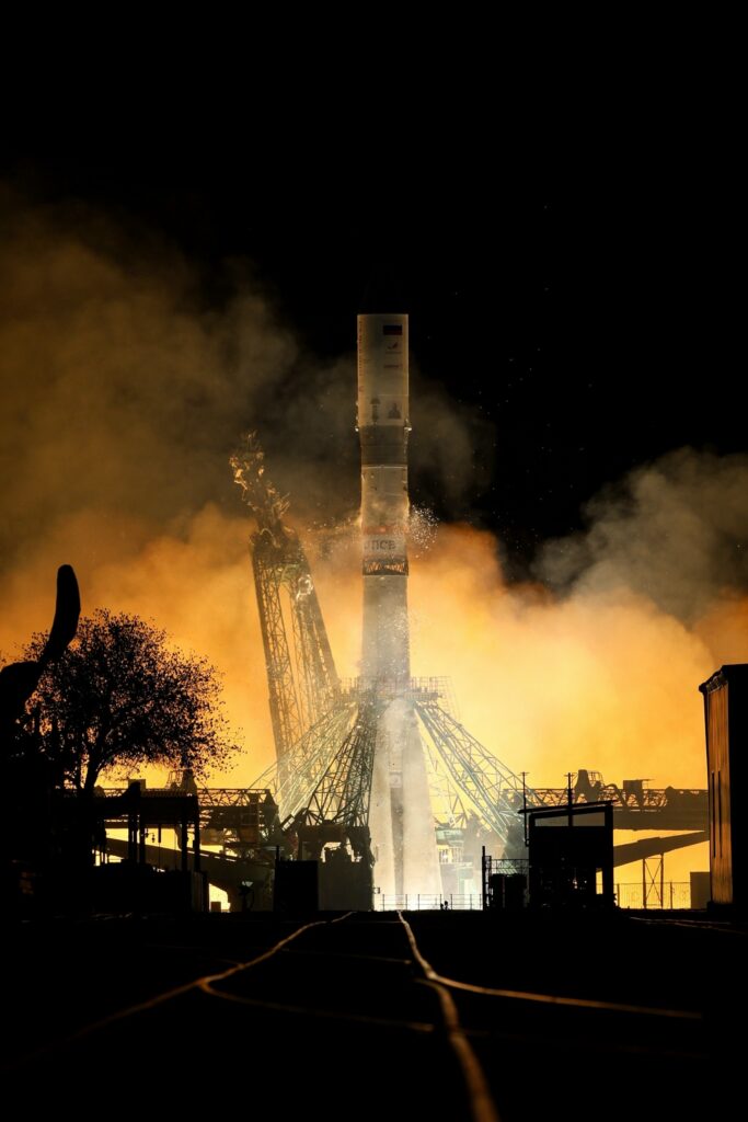 Первые кадры запуска грузового корабля «Прогресс МС-34»